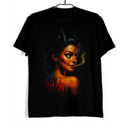 T-shirt Koszulka Femme Fatale Cigarette del Rey whimsical