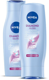 Nivea Diamond Gloss, zestaw pielęgnujący do włosów, szampon