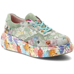 Laura Vita Sneakersy damskie, perforowana cholewka oraz podwyższona