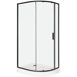 Kabina prysznicowa asymetrczyna z brodzikiem lewa 100x80 Solid