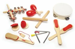 Instrumenty dla dzieci w zestawie, "Czerwona linia", T0058-Tidlo,