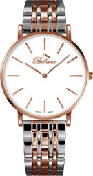 Zegarek BELLEVUE D34. Kwarcowy, Kolor biały. Kobieta.