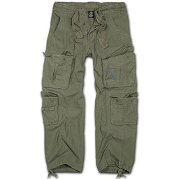 Brandit Spodnie Bojówki Pure Vintage Olive - L