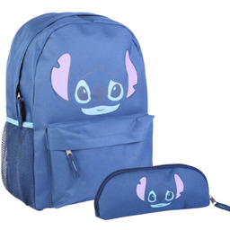 Plecak szkolny dla dziewczynki, Stitch, niebieski, Cerda