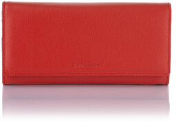 Duży portfel damski Valentini Metallic 123M-277 - czerwony