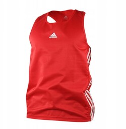 Koszulka bokserska Adidas Iba Czerwony/Biały Rozmiar: Xs