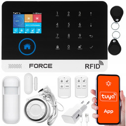 Alarm bezprzewodowy GS-103 Gsm WiFi z aplikacją Tuya