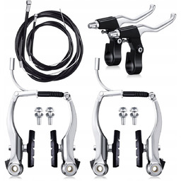ZESTAW HAMULCÓW V-BRAKE DO ROWERÓW GÓRSKICH RAMIĘ 110MM