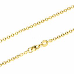 Złoty Łańcuszek Rolo 1,80 mm Pełny Diamentowany pr