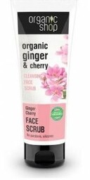 Organic Ginger & Cherry Cleansing Face Scrub oczyszczający