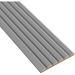 Panel ryflowany MDF 17,4 x 275 cm szary
