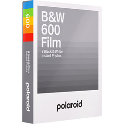 Polaroid Wkład B&W Film for 600 (White Frame)