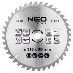 NEO TOOLS Tarcza do cięcia 55-607 315 mm