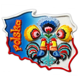 Magnes kontur Polska folk