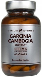 Pureline, Garcinia Cambogia 500 Mg Spalacz Tłuszczu