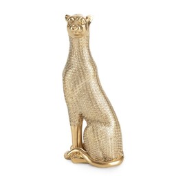 Eurofirany Figurka dekoracyjna Haris 11x8x26 Pantera złota