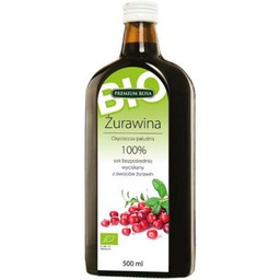 Premium Rosa, Sok bio 100% bezpośrednio wyciskany, Żurawina,