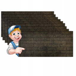 Panele ścienne Imitacja Betonu Architektonicznego 3D 100x50cm Cegła44XL