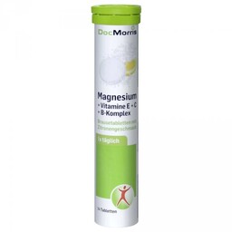 Magnez Witaminy E+C+B Complex, Tabletki musujące, DocMorris, 14