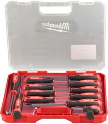 ZESTAW WKRĘTAKÓW ŚRUBOKRĘTÓW MILWAUKEE 12SZT. 4932472003