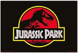 Jurassic Park Merchandise - plakat z parkiem jurajskim