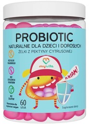 MyVita Probiotic Naturalne żelki dla dzieci i dorosłych,