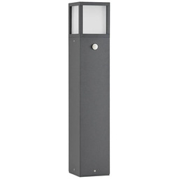 Zewnętrzna Lampa Lucande, Dewari, szary, taras, aluminium, nowoczesny
