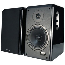 MICROLAB Kolumny podstawkowe Solo 16 Czarny (2 szt.)