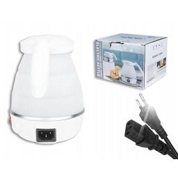 CZAJNIK ELEKTRYCZNY TURYSTYCZNY SKŁADANY SILIKONOWY 220-240V ~ 0.6L