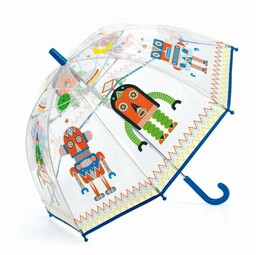 Przezroczysta parasolka dla dzieci Roboty DD04806-Djeco, akcesoria