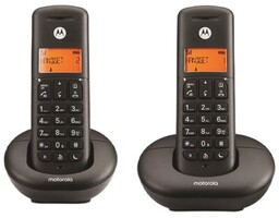 MOTOROLA Telefon E202 Duo DECT Czarny