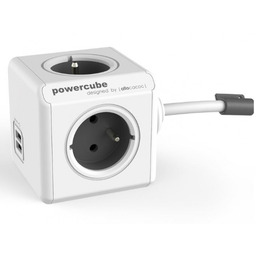 PowerCube Original 4 gniazda 2x USB 1.5m szary