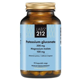 LABS212, Potassium gluconate suplement diety 90 kapsułek