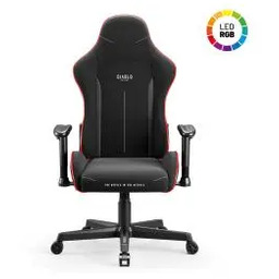 Diablo Chairs X-Starter LED Gamingowy do 136kg Tkanina