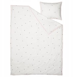 Ikea Vankrets pościel dziecięca 150x200 kropki