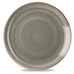 TALERZ PŁYTKI PEPPERCORN GREY 16,5 cm PORCELANA SZARA