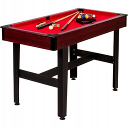 Brązowy Stół Bilardowy 4 Ft Pool Bilard +akcesoria