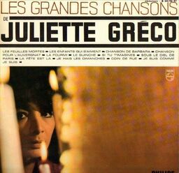 Juliette Gréco LES GRANDES CHANSONS DE JULIETTE GRECO