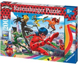 RAVENSBURGER Puzzle Miraculum Biedronka i Czarny kot 12998