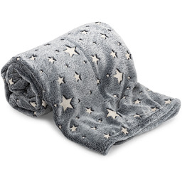 4Home Koc Soft Dreams Stars świecący szary, 150