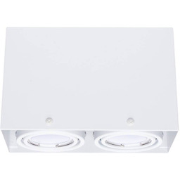 Milagro LAMPA SUFITOWA BLOCCO BIAŁA 2x7W GU10 LED