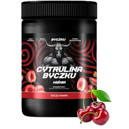 BYCZKU Przedtreningówka Cytrulina Wiśniowy (500 g) Zyskaj
