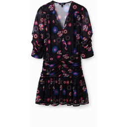 Krótka sukienka z drapowaniem Mr. Christian Lacroix