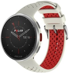 Polar Pacer Pro S/L 45mm GPS Biało-czerwony Smartwatch
