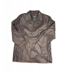 Skórzana kurtka damska ramoneska REAL LEATHER XXL