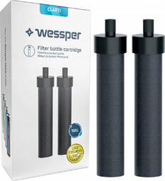 Wessper Wkłady węglowe do butelki filtrującej ActiveMax Clarti