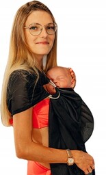 Chusta kółkowa do wody LennyLamb Black Mesh