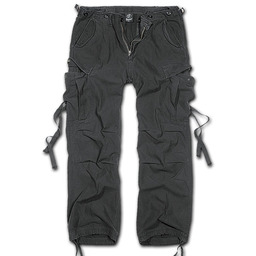 Brandit Spodnie M65 Vintage Czarne - 3XL