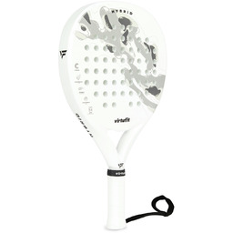 VirtuFit Rakieta do padel Hybrid biało-szara 365g moc