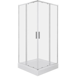 Kabina prysznicowa kwadratowa z brodzikiem 100x100 SQ Solid